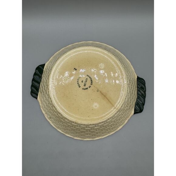 Poppytrail by Metlox "Rooster" 8" Round Vegetable Bowl Tab Handles READ - Picture 3 of 7